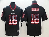 Nike Falcons 18 Calvin Ridley Black USA Flag Fashion Limited Jersey,baseball caps,new era cap wholesale,wholesale hats